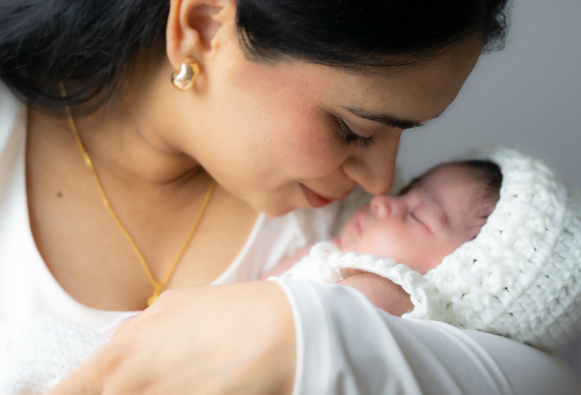 In-home newborn photoshoot in Montreal